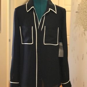 Blouse. Black and a White